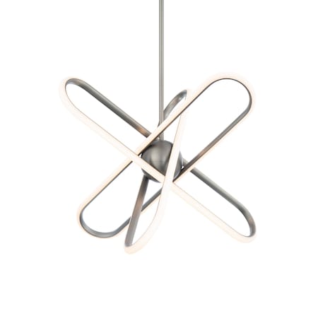 Dweled Valerius 24in LED Pendant 3000K in Brushed Nickel PD-372